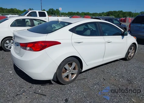 2013 Hyundai Elantra Gls из США, поврежденный, VIN 5NPDH4AE5DH403217